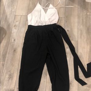 Forever 21 Tie Jumpsuit